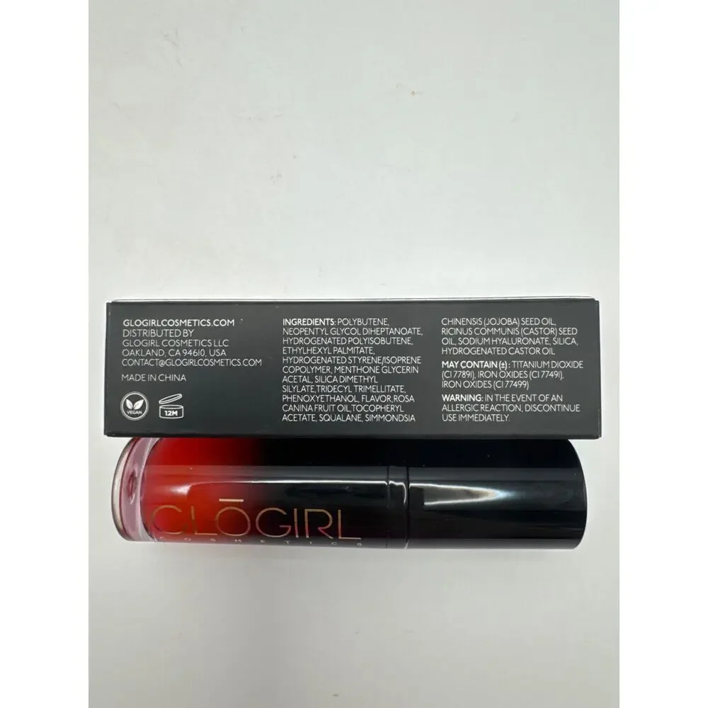GLOGIRL COSMETICS‎ Lip Oil in Literally (rose pink) BNIB